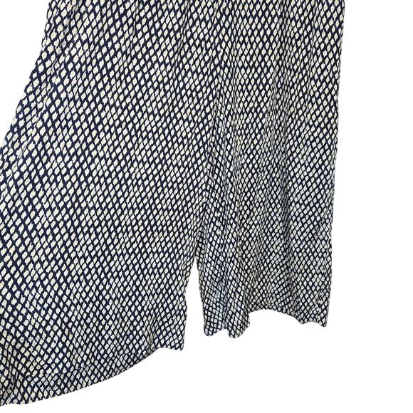 Azel Hazel Womens L Pants Crop Wide Leg Flowy Lightweight Boho Hippie Festival - Picture 3 of 16